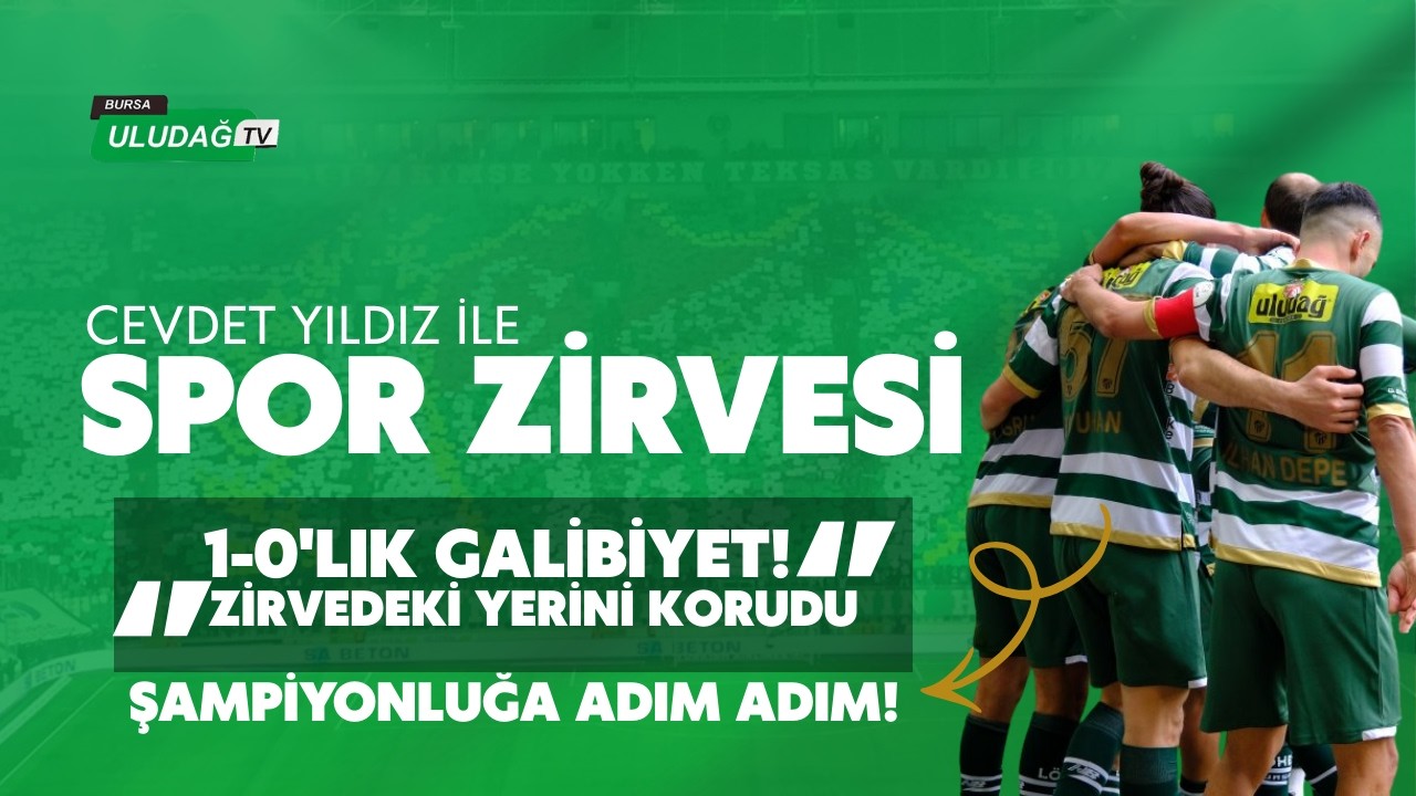 Bursaspor 1-0 galip gelerek zirvedeki yerini korudu | Spor Zirvesi