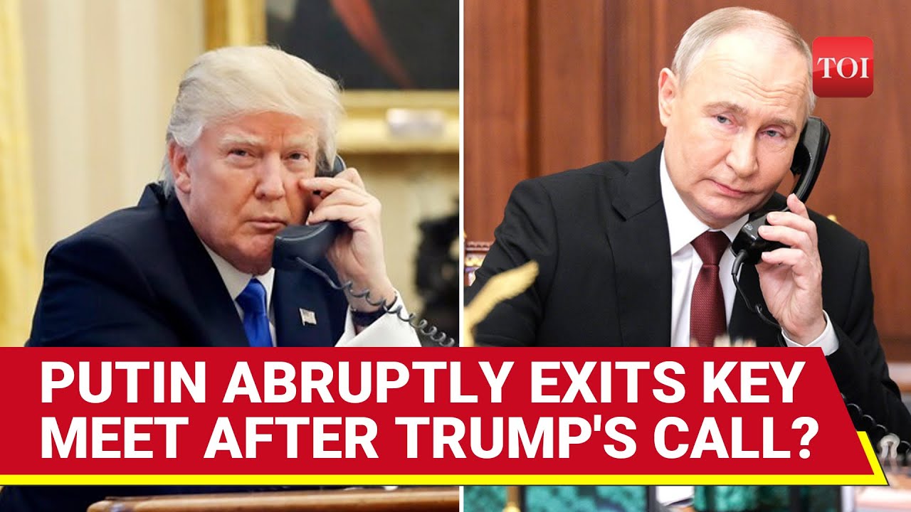 Trump Dials Putin? Russian President Exits Key Meet On Cam For 'Important International Call'