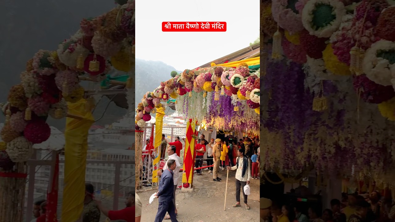 Maa vaishno devi temple in navratri #jaimatadi #vaishnodevi #navratri