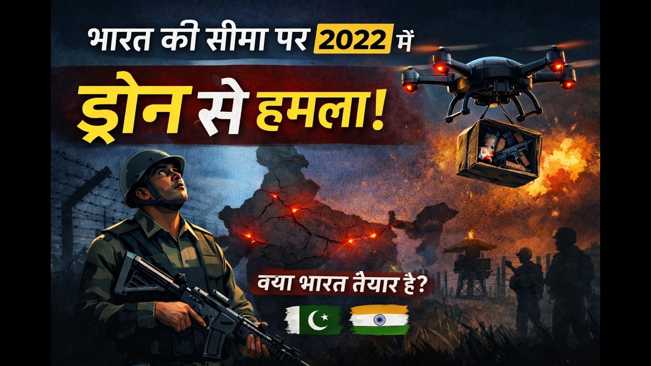 Drone Smuggling ka Sach || Pakistan se India tak || 2D Animation