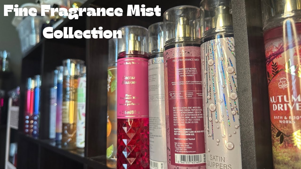 Bath and body works fine fragrance mist collection💛🩷