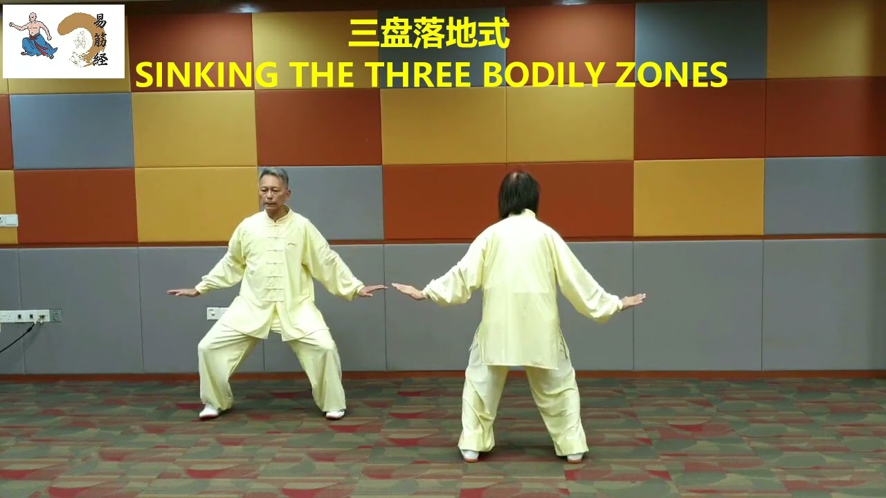 Health Qigong Yi Jin Jing w/Eng Vocal instructions & subtitles. (tendon-stretching classic)