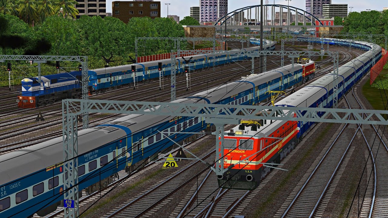 Howrah - Puri Dhauli Superfast Express in INDIAN TRAIN SIMULATOR | MSTS Open Rails Indian Railways