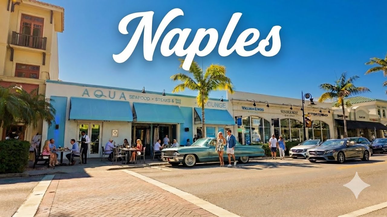 Naples Florida Walking Tour 2026 🇺🇸 5th Avenue South | 4K 60fps HDR