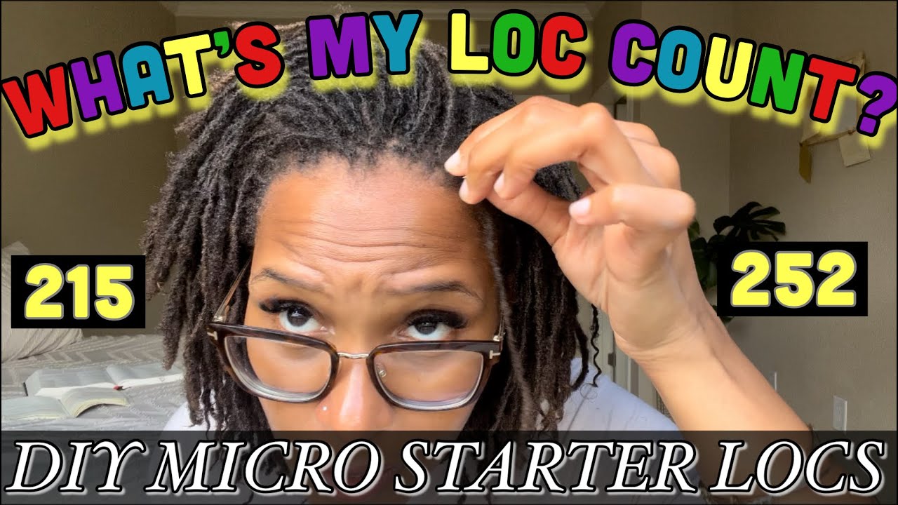 FIRST LOC COUNT | THIN FINE LOCS | DIY MICRO STARTER LOCS