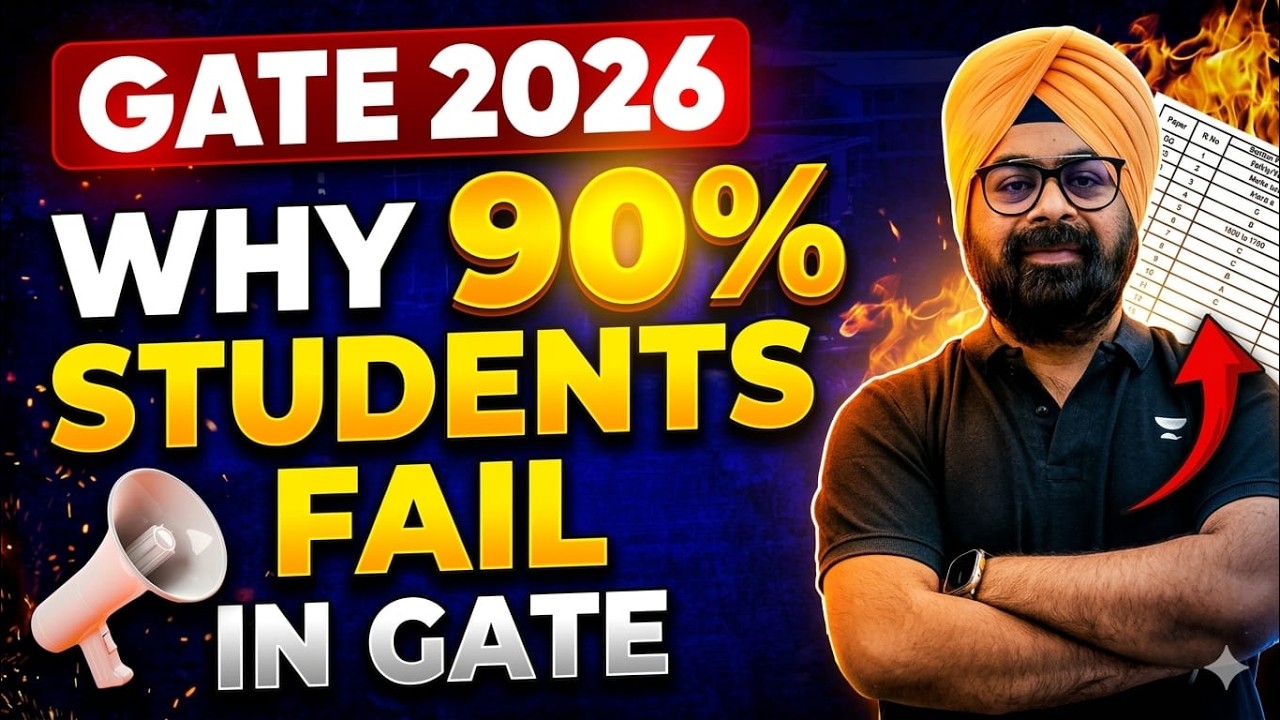 Why 90% Students Fail In GATE Exam | By Jaspal Sir