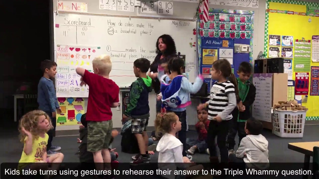Whole Brain Teaching:  Transitional Kindergarten: Golden Quad