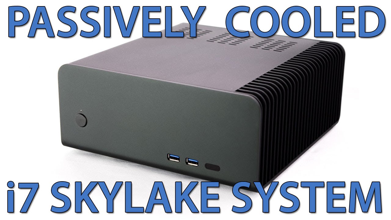 Lini PC 1SL Black Widow - Fanless i7-6700 System - First Look