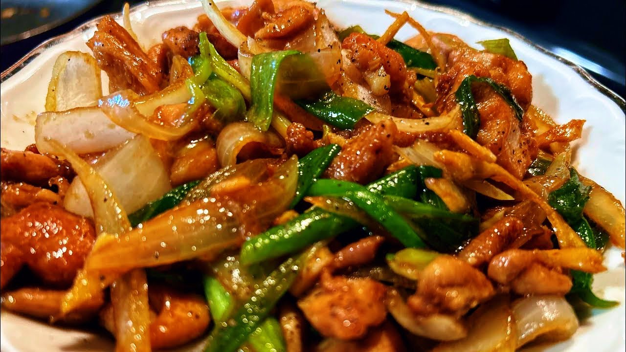 ВОСХИТИТЕЛЬНЫЙ РЕЦЕПТ КУРИЦЫ С ИМБИРЕМ И ЛУКОМ!!
