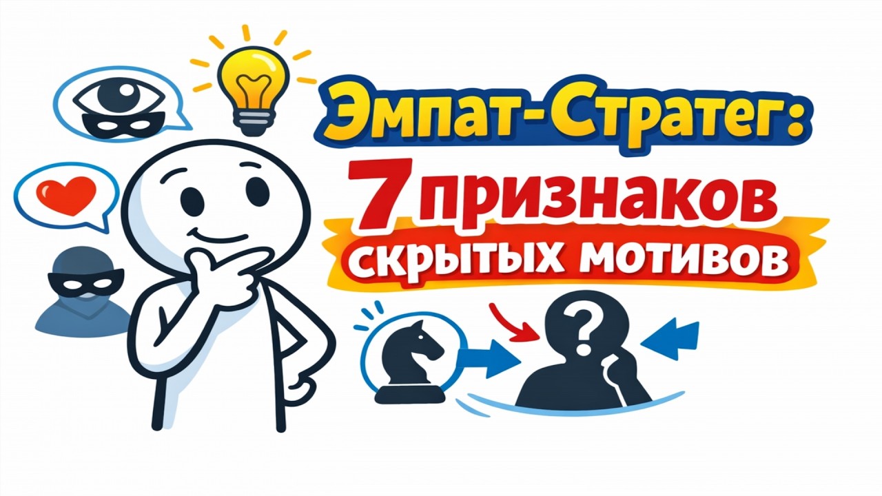 Эмпат-Стратег: 7 признаков, что вы видите скрытые мотивы людей