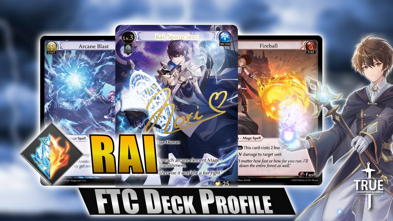 FTC Arcane Rai Deck List | Grand Archive TCG
