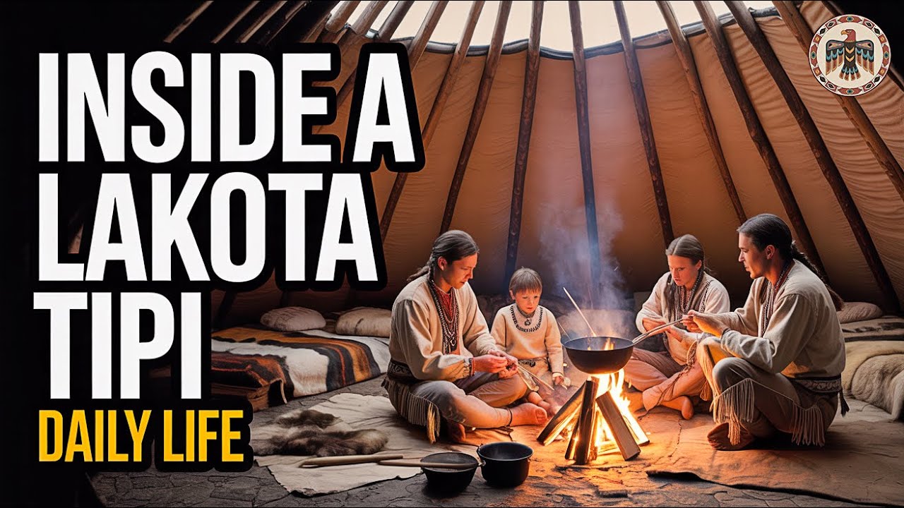 What Daily Life Was Really Like Inside a Lakota Tipi | Native American History