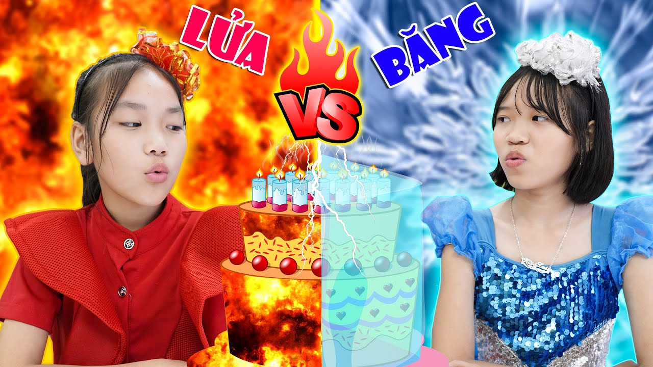 Thử Thách Nóng Lạnh | Công Chúa Lửa & Công Chúa Băng Giá ♥ Min Min TV Minh Khoa