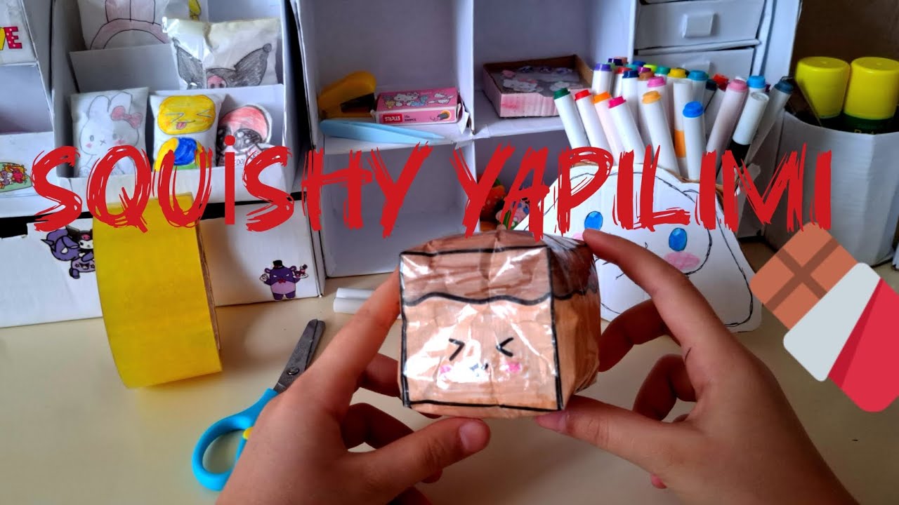 TAKİBÇİMİN İSTEDİĞİ SQUİSHYNİ YAPTIM🍫