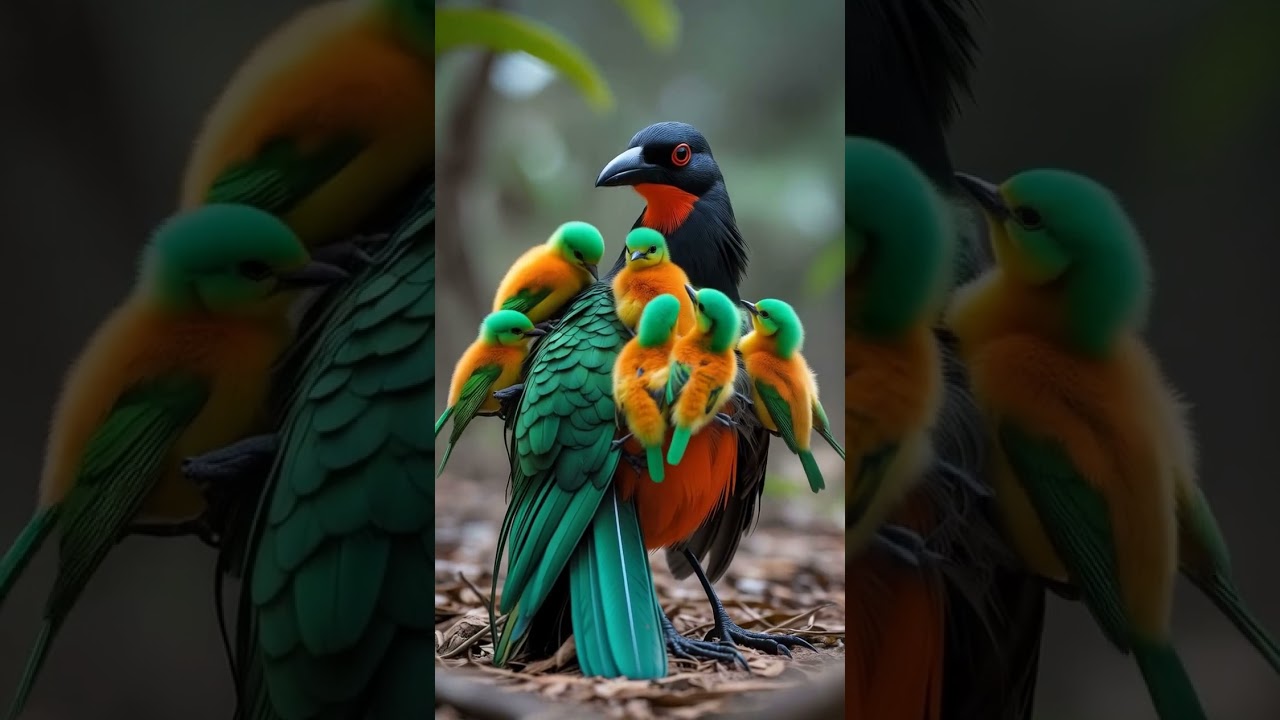 Elegant Trogon Nesting Scene You&rsquo;ve Never Seen Before #Trogon #nature #birds #wildlife #birdnest