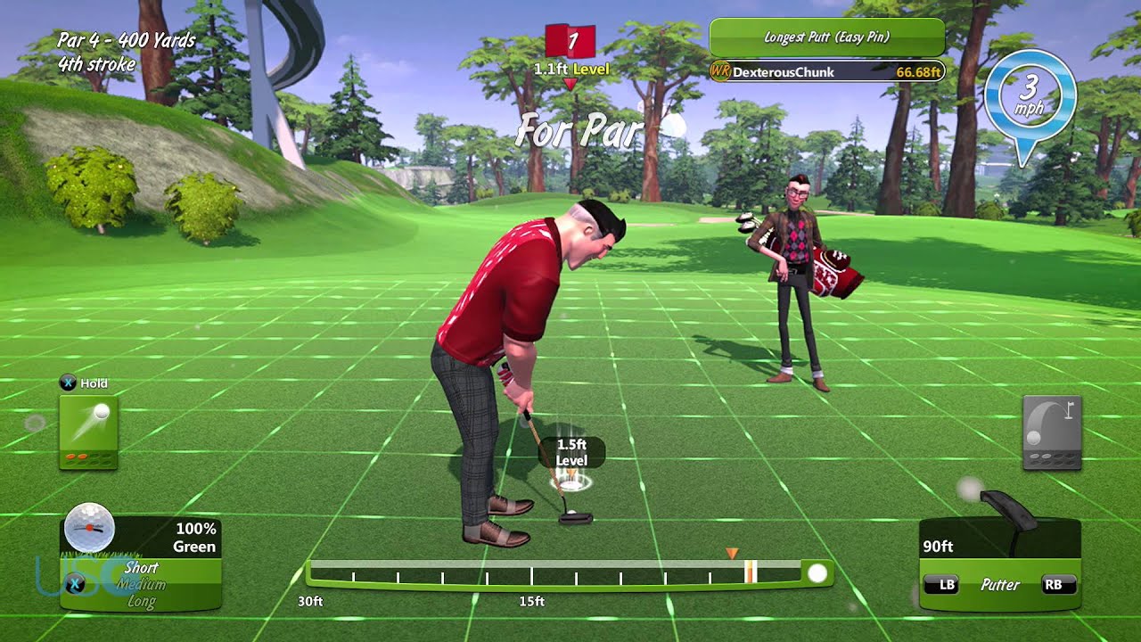 Powerstar Golf: Xbox One Gameplay Video. (First 15 minutes)