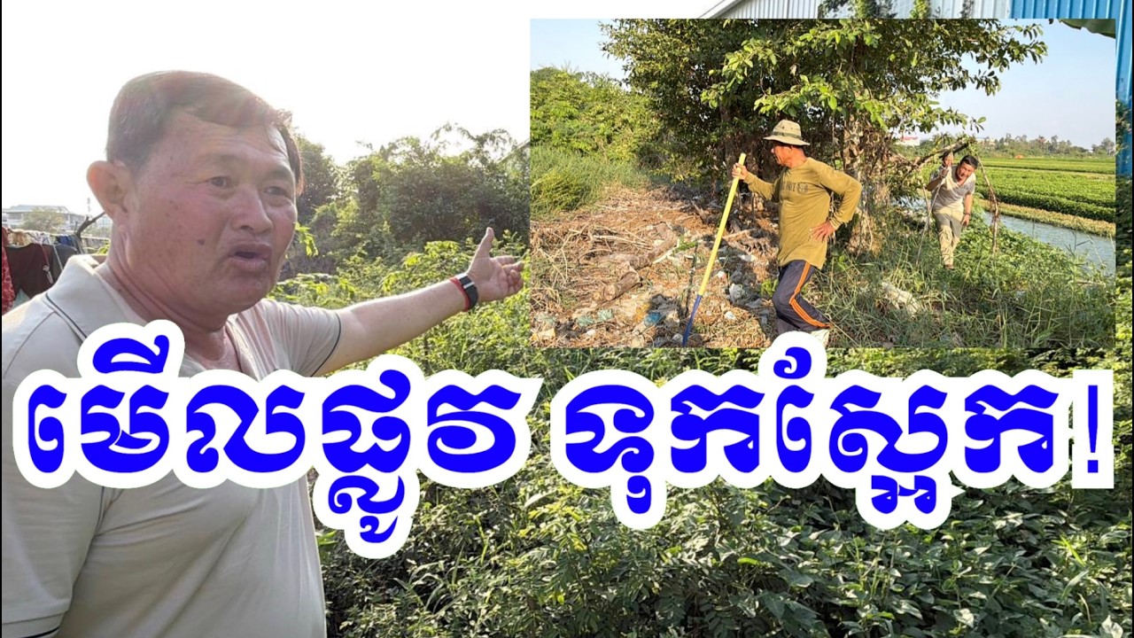 ដើរមើលផ្លូវ ទុកអោយហើយ ស្អែក ចា.ត់.ការ! #cambodia #canal #project #revealed #civilization #trash