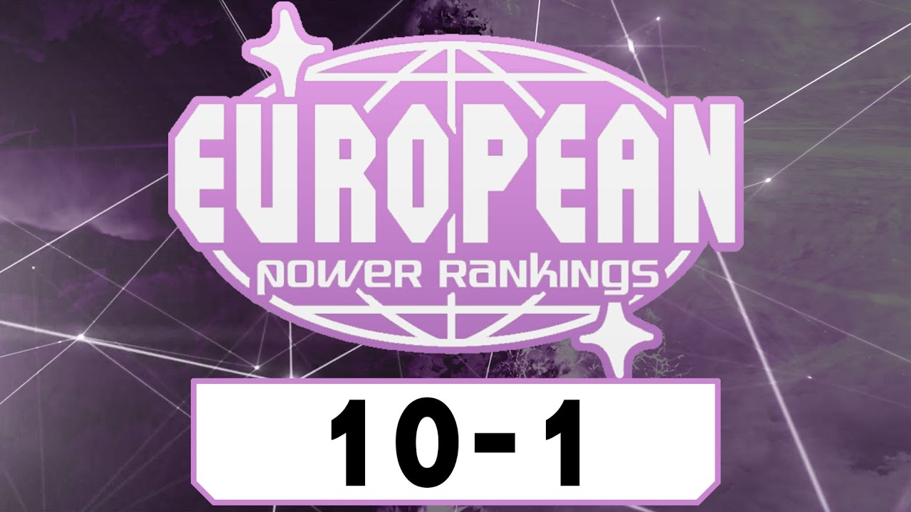 European Power Rankings - 2025 Mid Year - The Top Ten