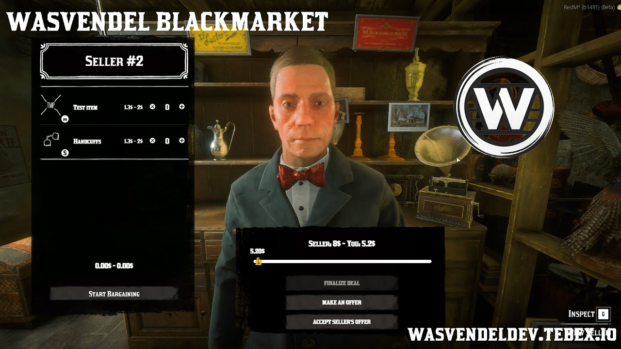 Blackmarket [OUTDATED] | RedM Script