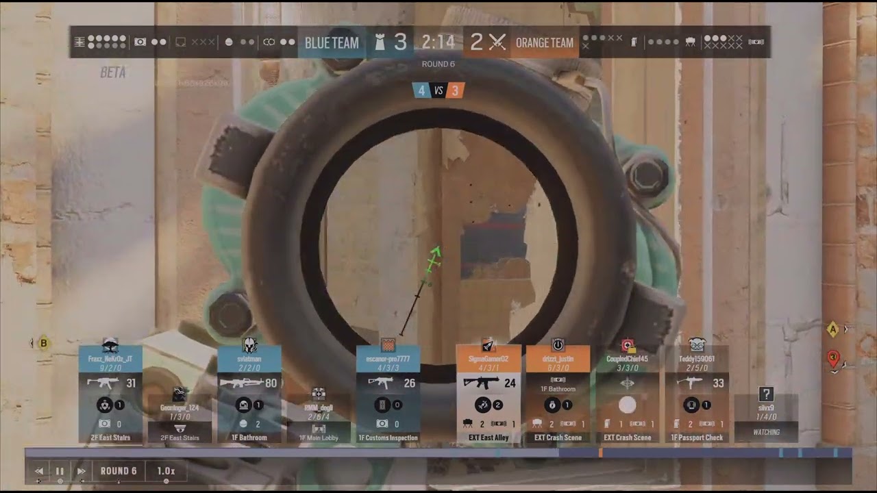 First ace with ash