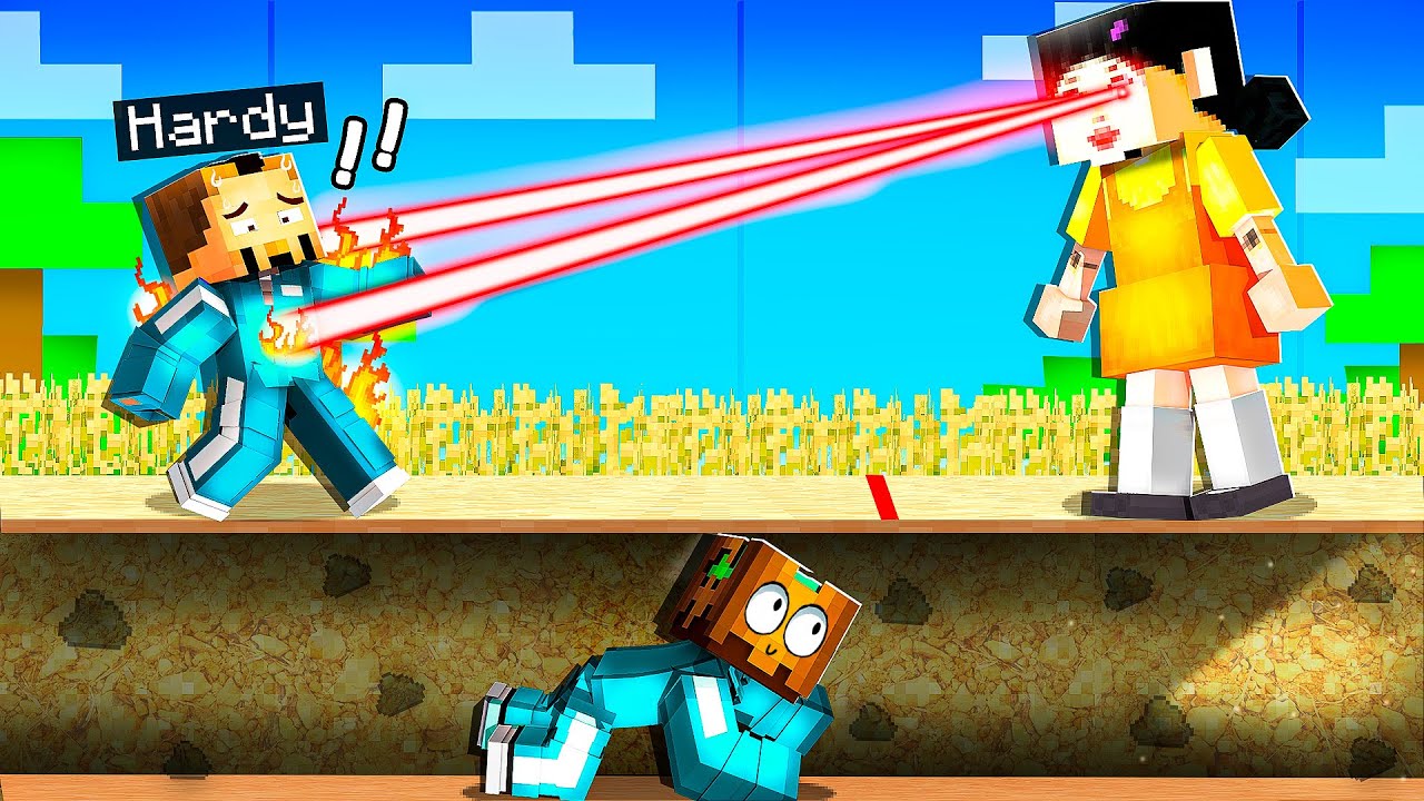 7 Formas de HACER TRAMPA en SQUID GAME en Minecraft!