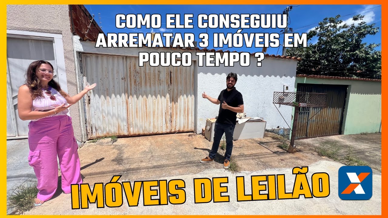 COMO ELE CONSEGUIU arrematar 3 imóveis em pouco tempo ?