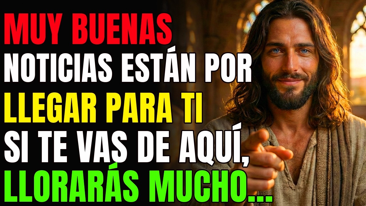 DIOS DICE: ES UNA EMERGENCIA. MUY BUENAS NOTICIAS ESTÁN POR LLEGAR PARA TI... | MENSAJE DE DIOS HOY