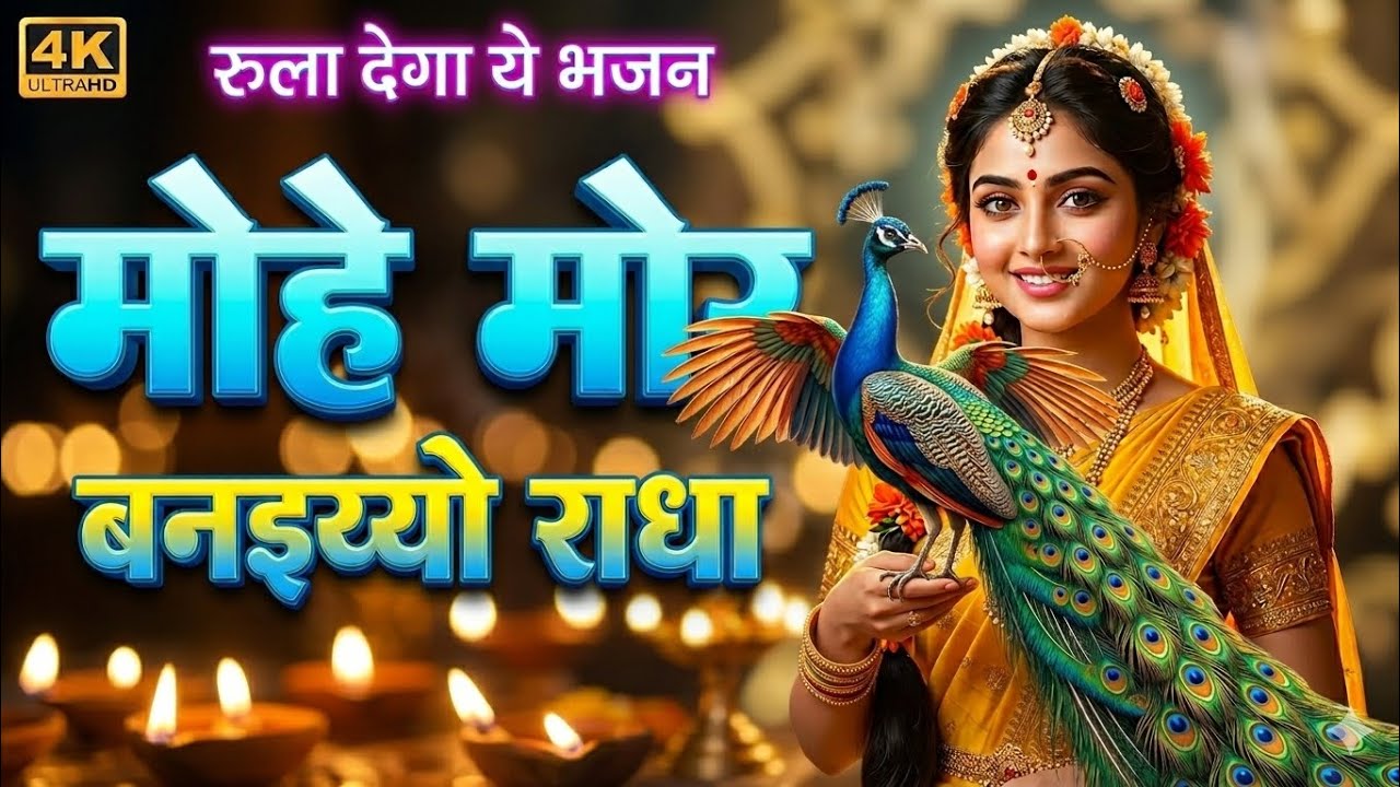 मोहे मोर बनइय्यो राधा (Lyrical) | Mohe Mor Banaiyo Radha Apne Vrindavan Ko | Radha Krishna Bhajan