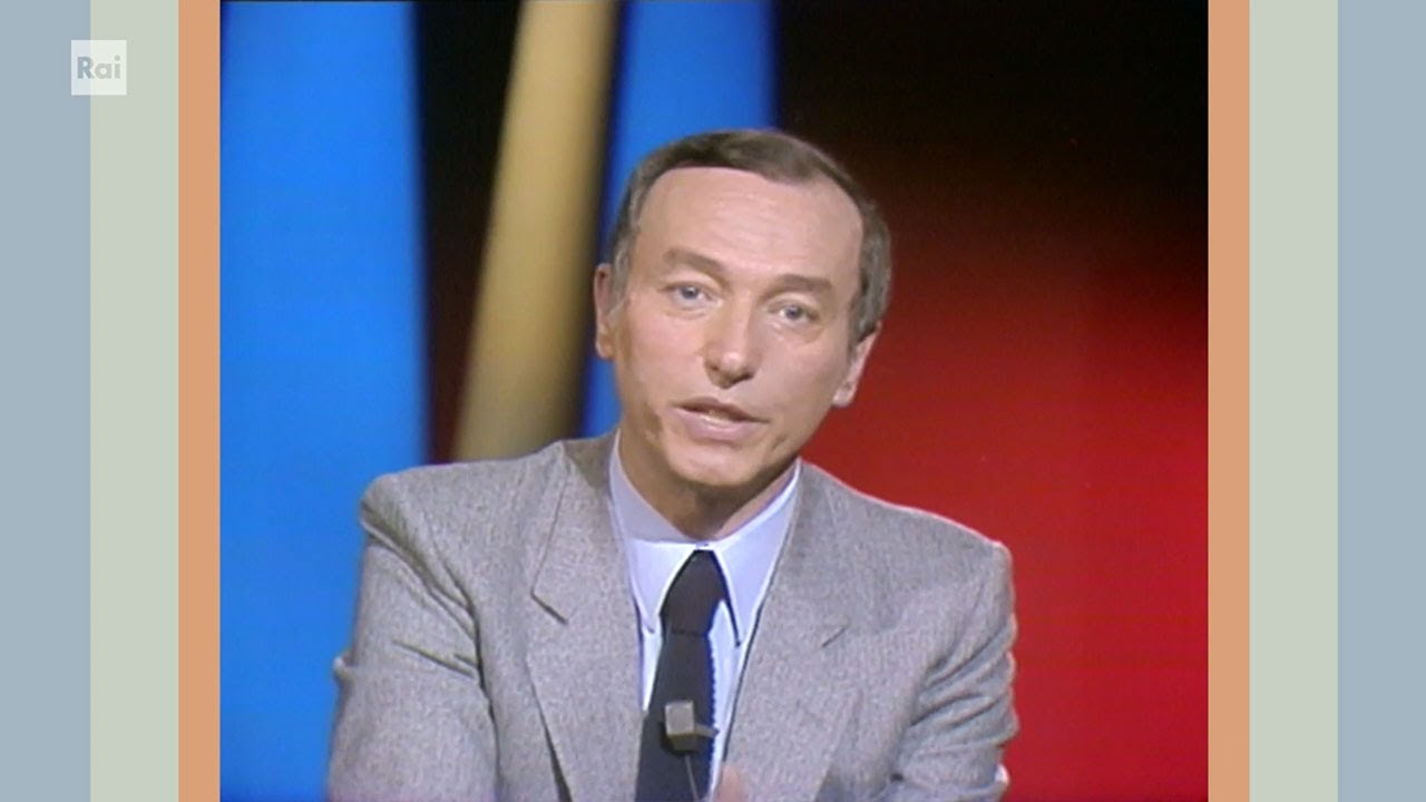 Piero Angela introduce la prima puntata di 