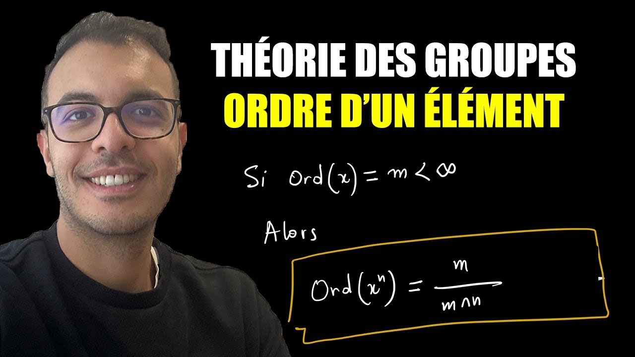 Groupes - Ordre d'un élément - Ordre de x^n