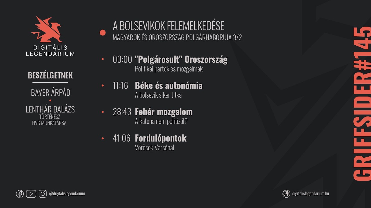 #145 - A bolsevikok felemelkedése - Lenthár Balázs, történész