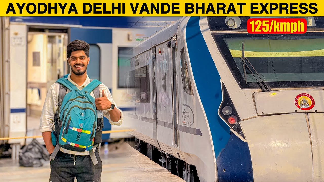 “Ayodhya to Delhi in Just 9 Hours! 🔥 || Vande Bharat Express 22424