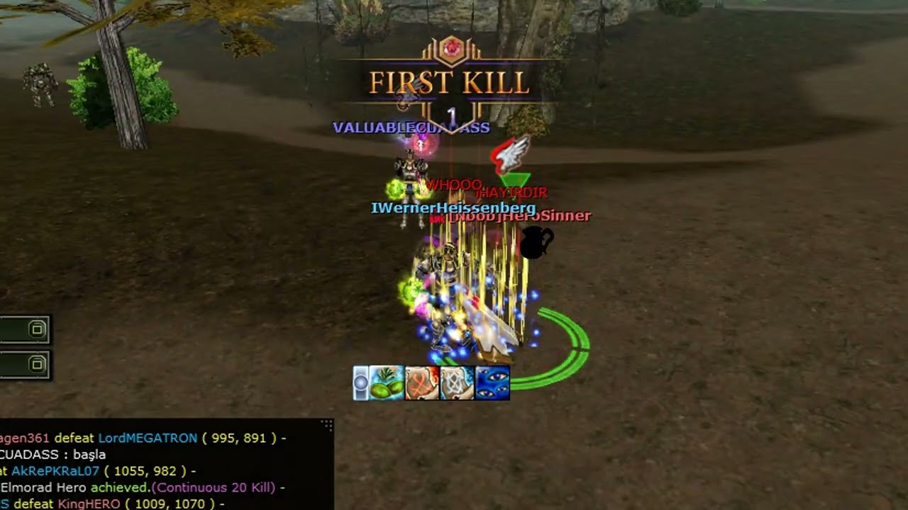 IWernerHeissenBerg vs HeroSinner (800 def vs Bear ) #knight #pandora   #knightonline #twitch