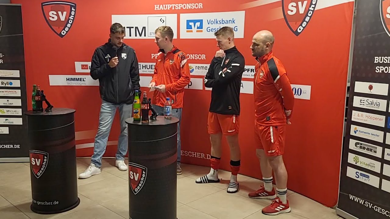 Pressekonferenz 14. Spieltag: Heimspiel gegen SF Merfeld