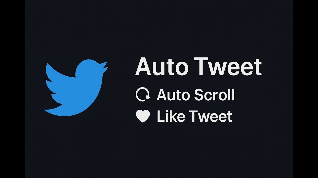 Twitter Warmup (Type Each Text One By One) Auto Scrolls, Likes, and Retweets
