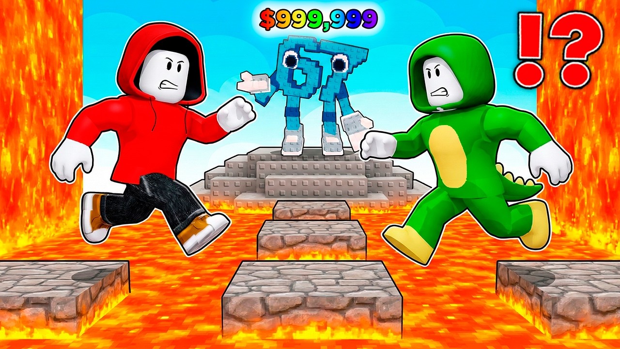 JJ and Mikey Survive LAVA for Brainrots !? (Maizen Roblox)