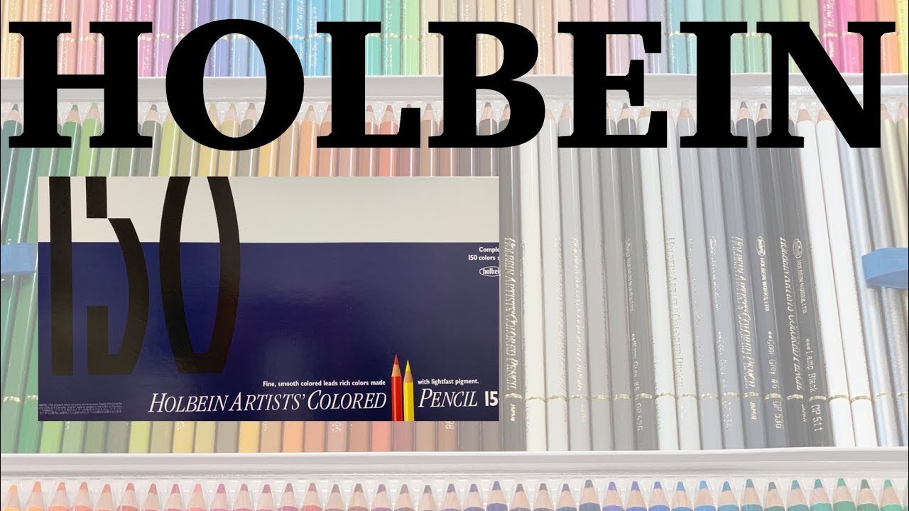 HOLBEIN ARTISTS COLORED PENCILS 150 SET | Unboxing and Swatching