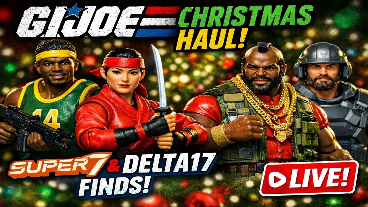 Christmas GI Joe Haul! Super7, Teepublic & Other Surprises.