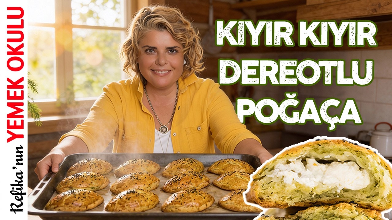 5 DK'da Kıyır Kıyır Dereotlu Poğaça Tarifi 😍 Labne Dolgulu ve Tam Ölçülü Poğaça Tarifleri