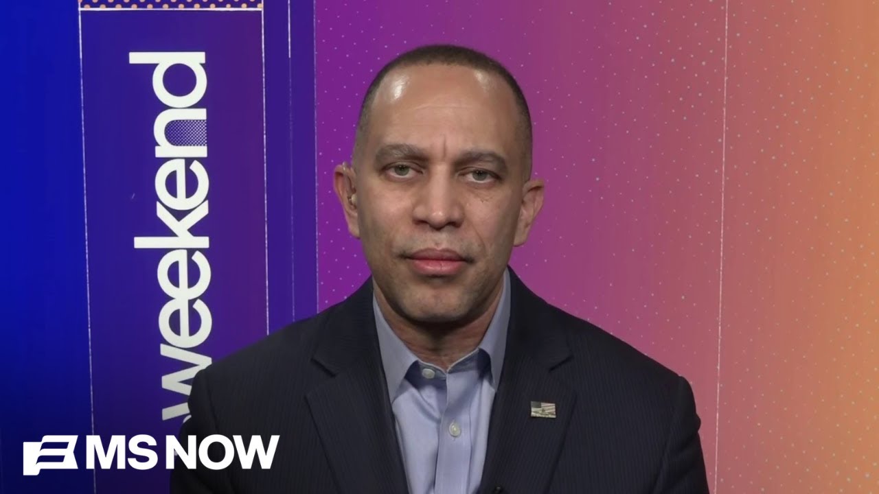 ‘Disgusting’: Hakeem Jeffries blasts Trump over racist AI video of Obamas