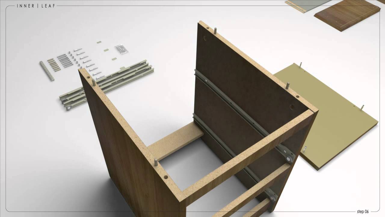 IKEA MALM INSTRUCTIONS USING 3D ANIMATION