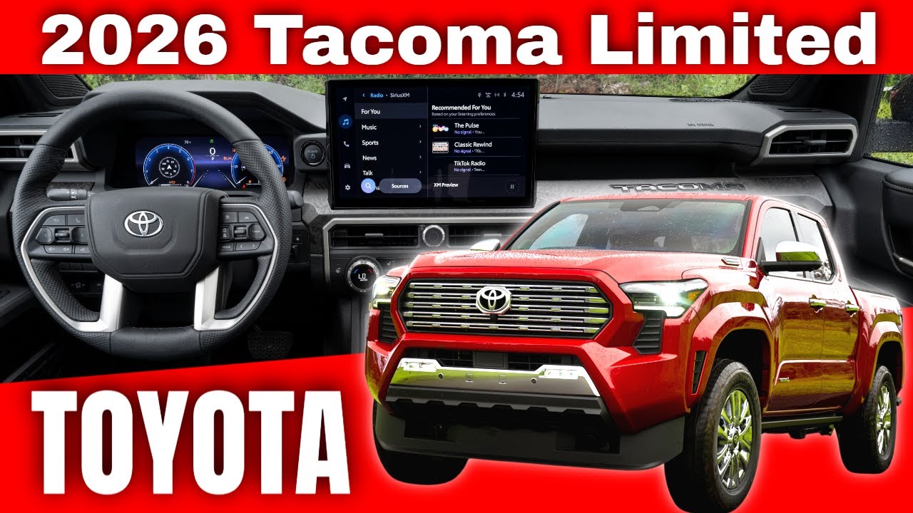 Toyota Tacoma Limited 2026 года — самая роскошная Tacoma из когда-либо созданных!
