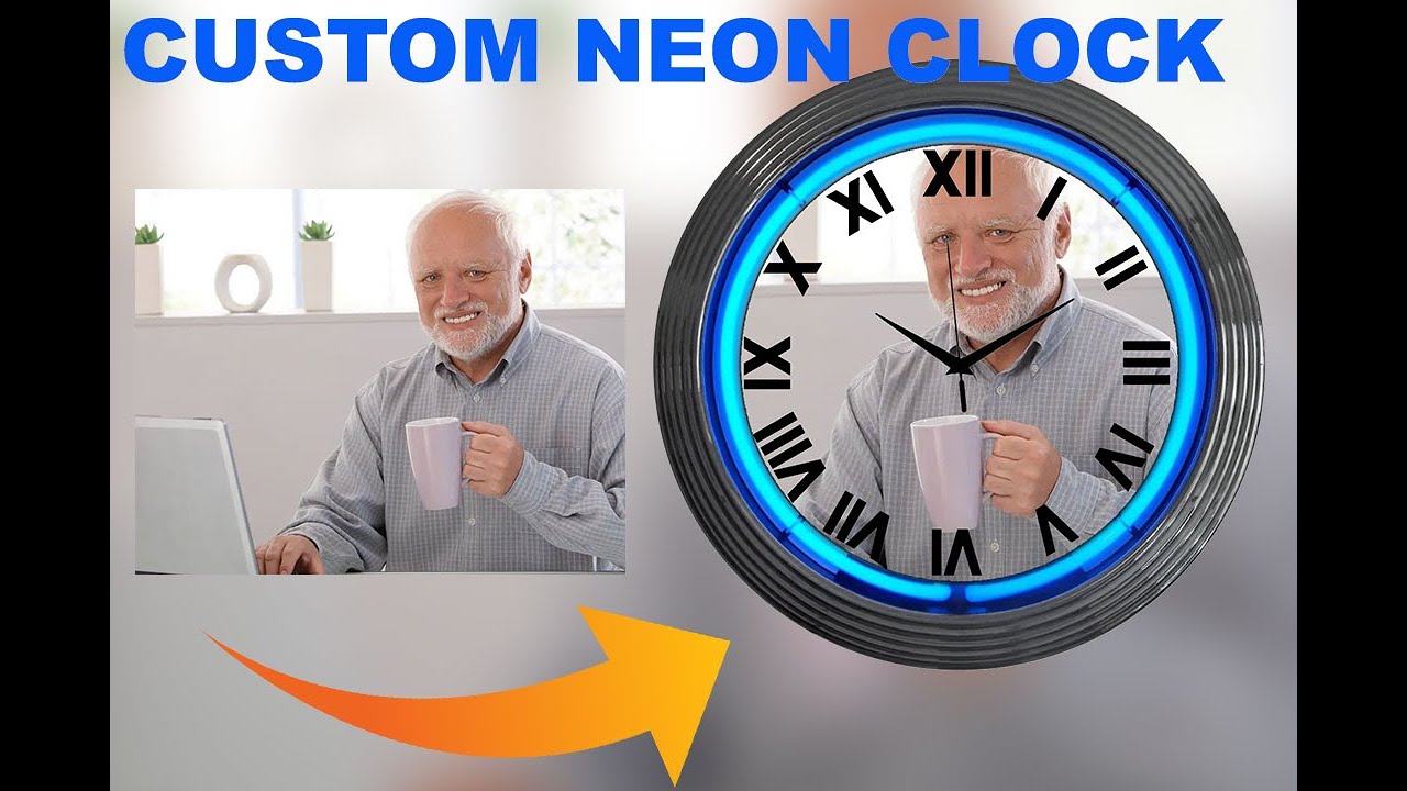 Custom Neon Clock