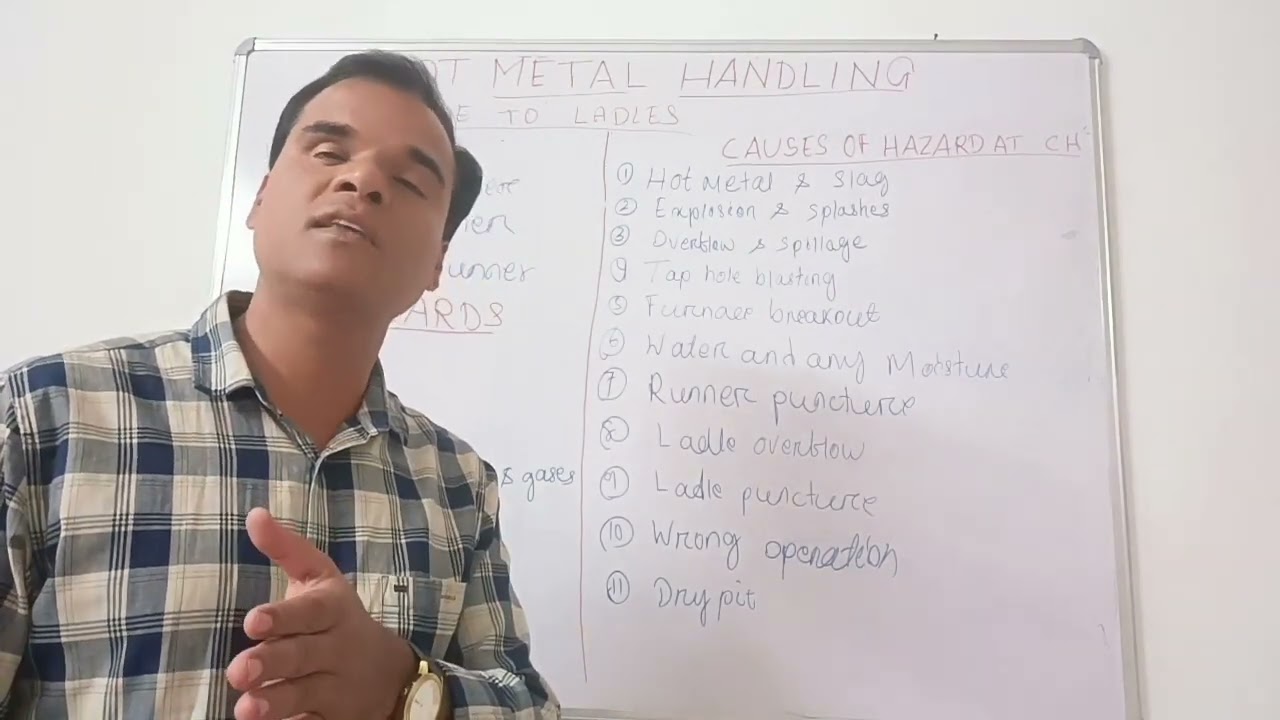 Blast furnace Safety Precaution on  Hot Metal Handling at Cast House