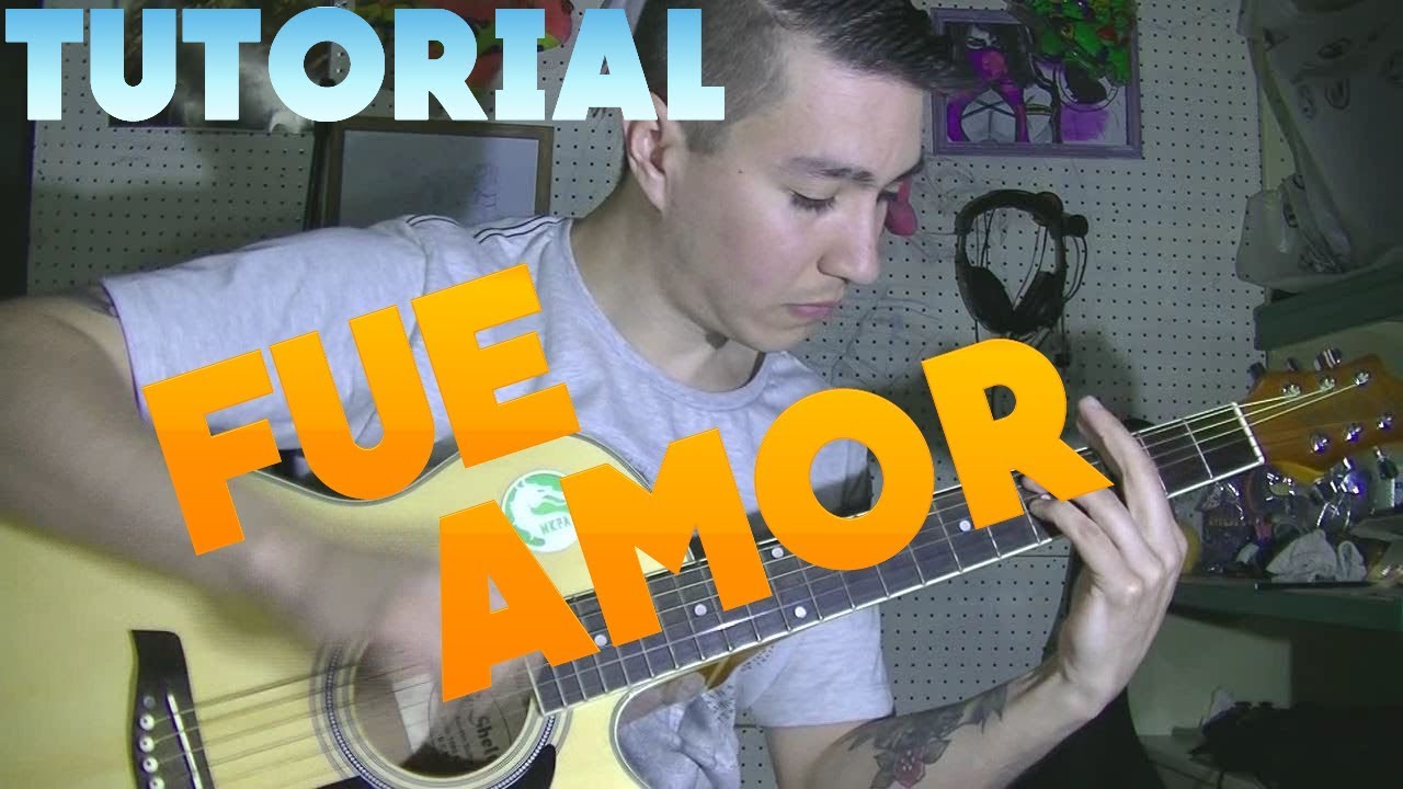 FUE AMOR FITO PAEZ TUTORIAL GUITARRA RASGUEO ACORDES