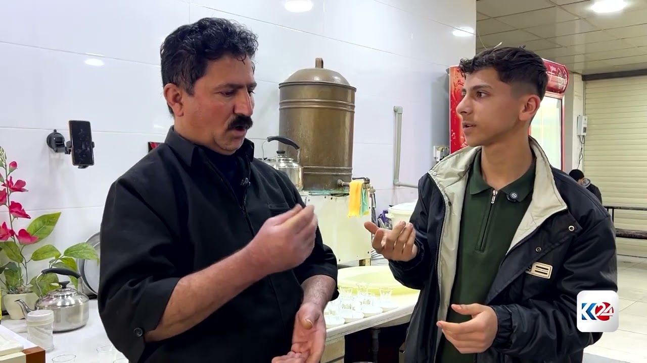 کەسێکی نابیست لە قەزای شارەزوور 20 ساڵە چایخانەیەکی داناوە