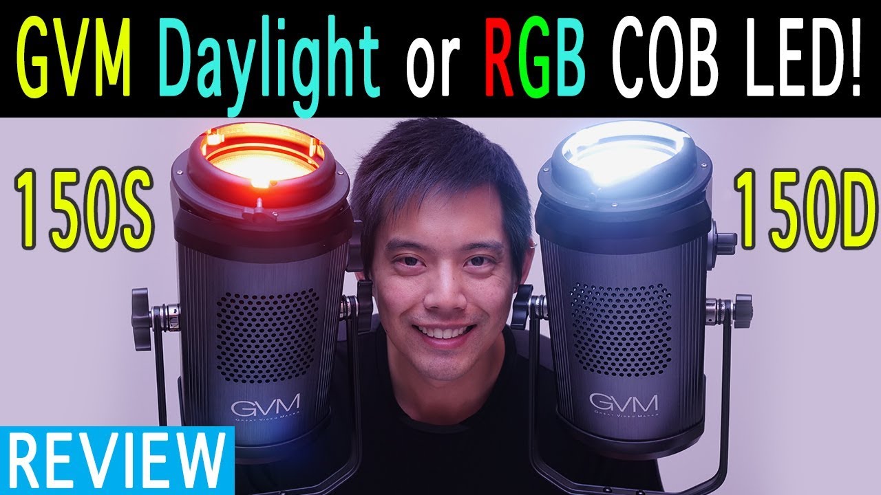 GVM 150D & 150S Review | Built In Fresnel | Fan Noise Test | RGB | Aputure 120d Alternative