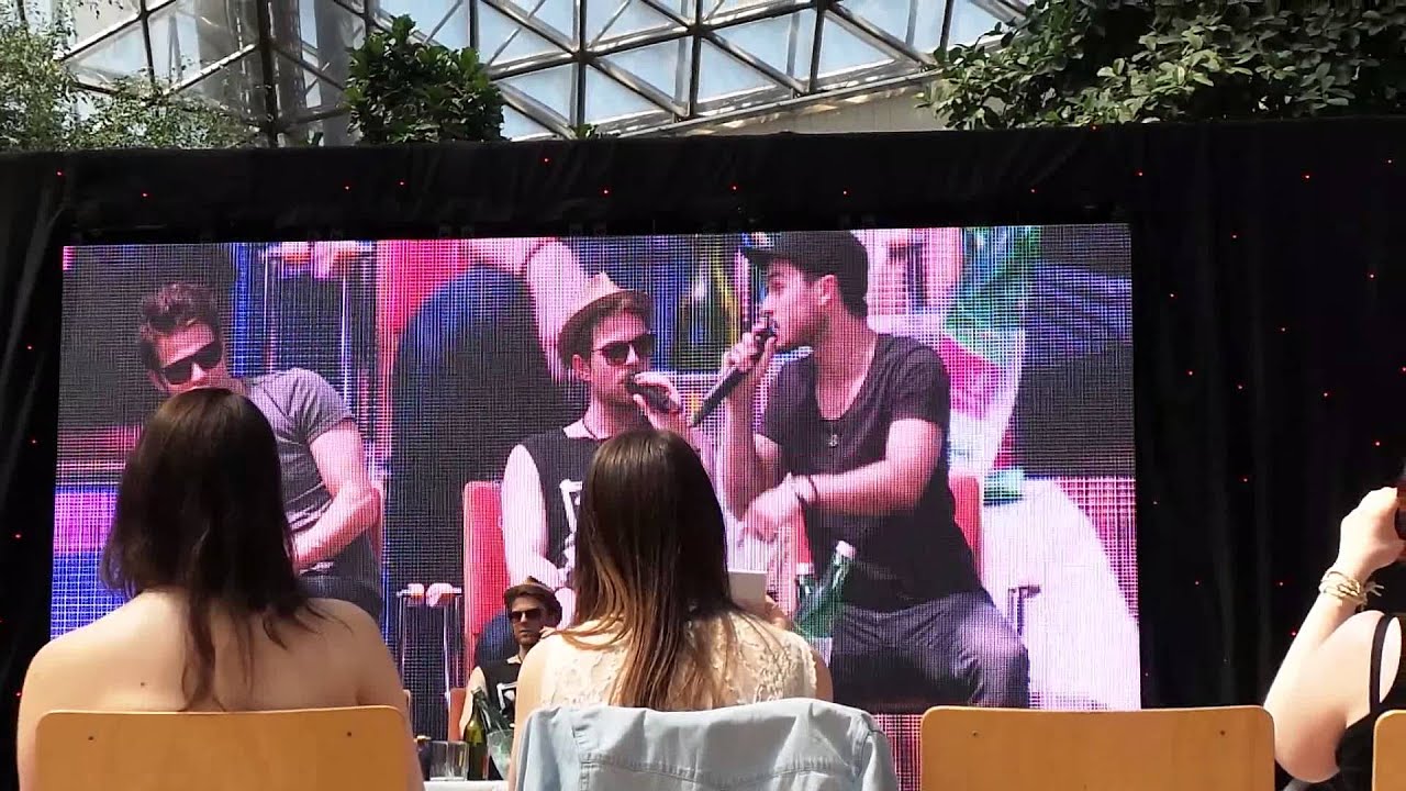 Paul Wesley, Michael Malarkey and Nate Panel at Alpha Con 2014