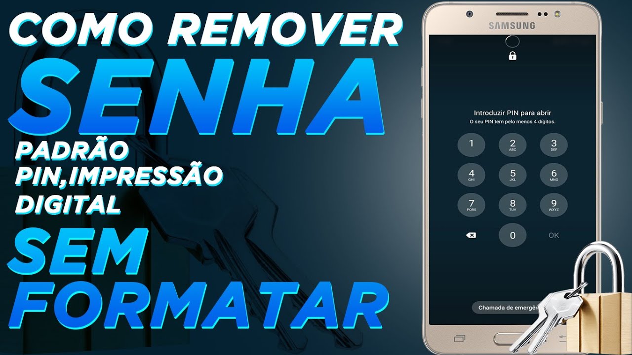 Como Remover Senha ou PIN ou Padr&atilde;o em Qualquer Celular Android sem Formatar