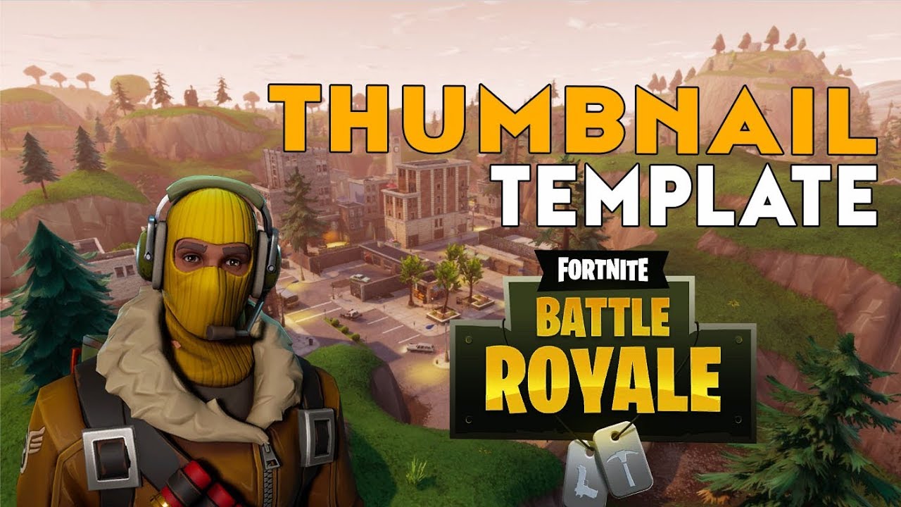 *FREE* FORTNITE THUMBNAIL TEMPLATE (Dakotaz style)